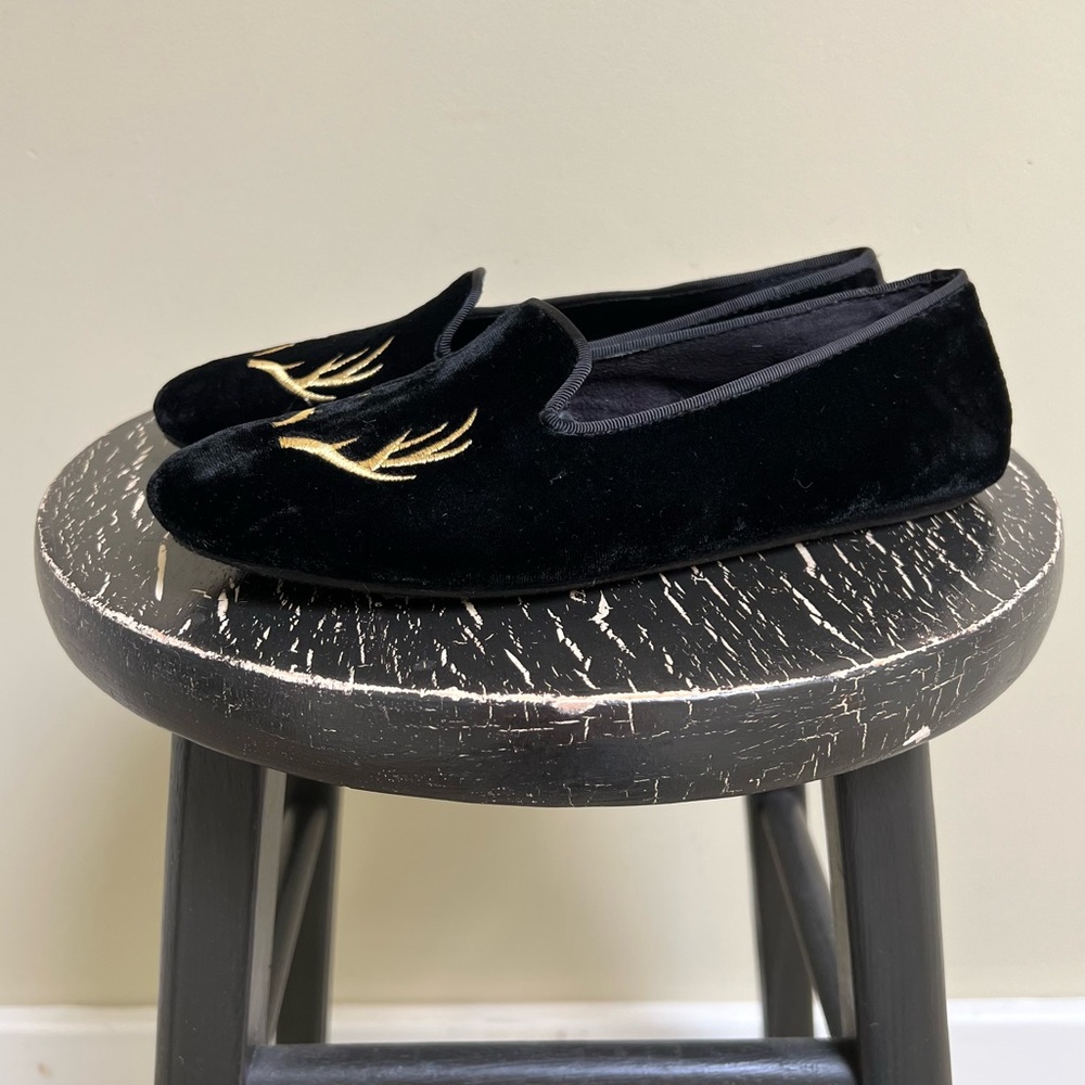 Patricia Green Velvet Loafers